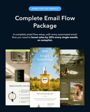 Done For You - Complete Email Flow Package