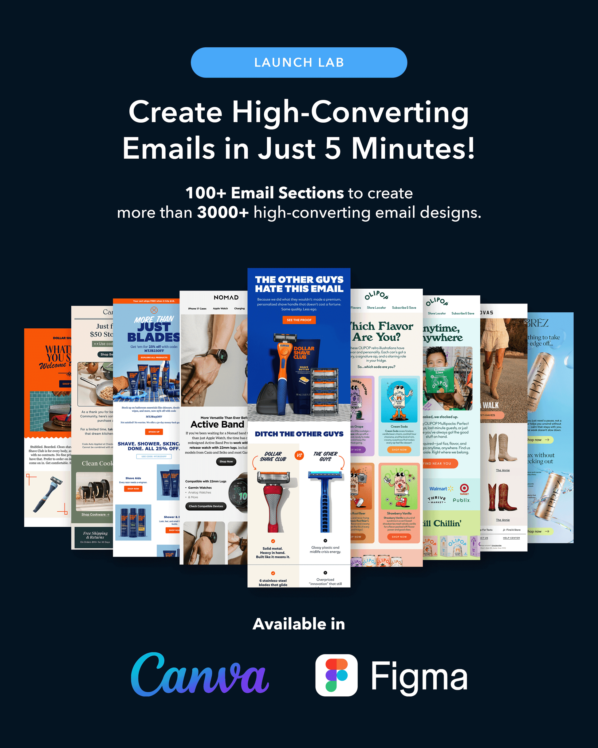 100+ Mix & Match Email Templates