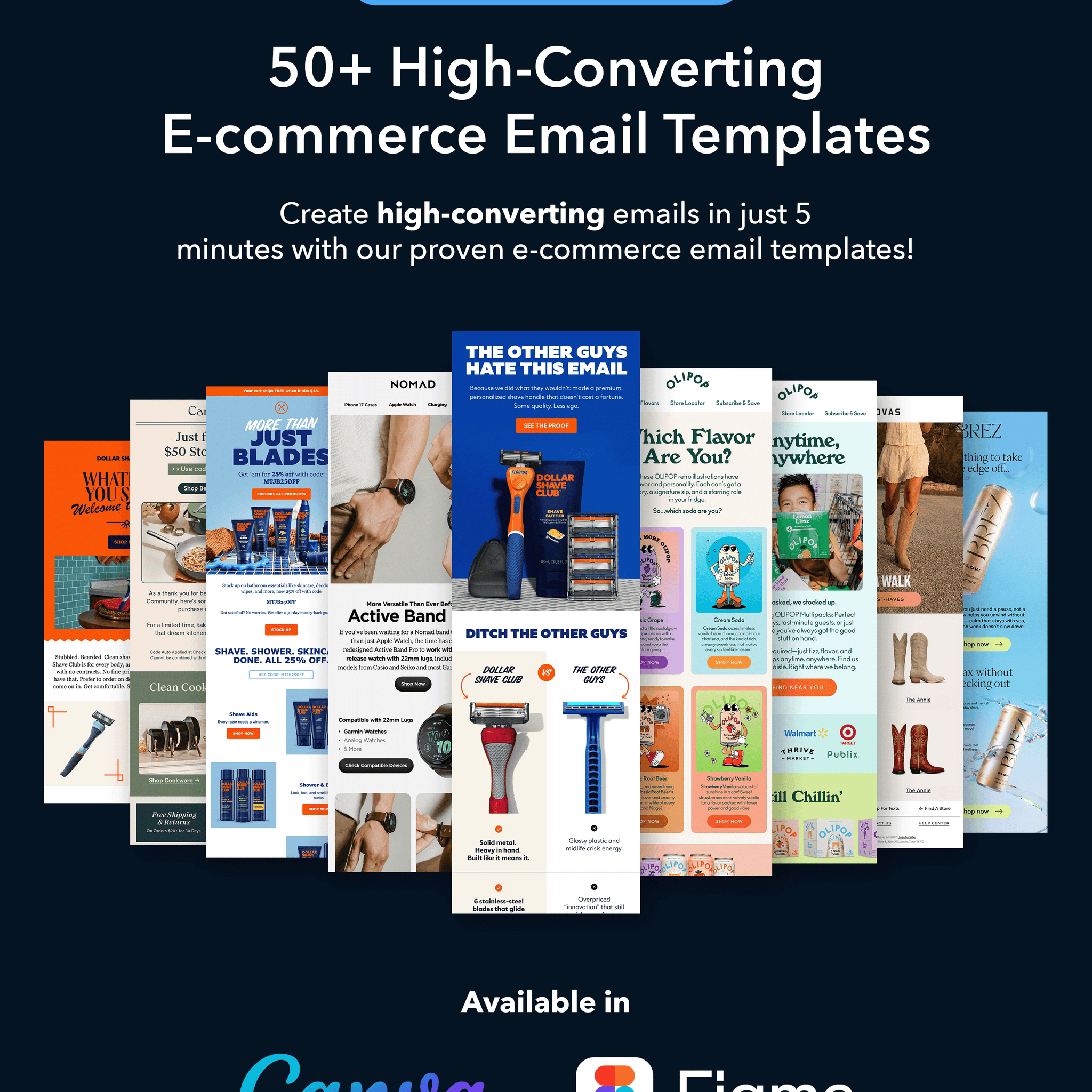50+ High-Converting Email Templates
