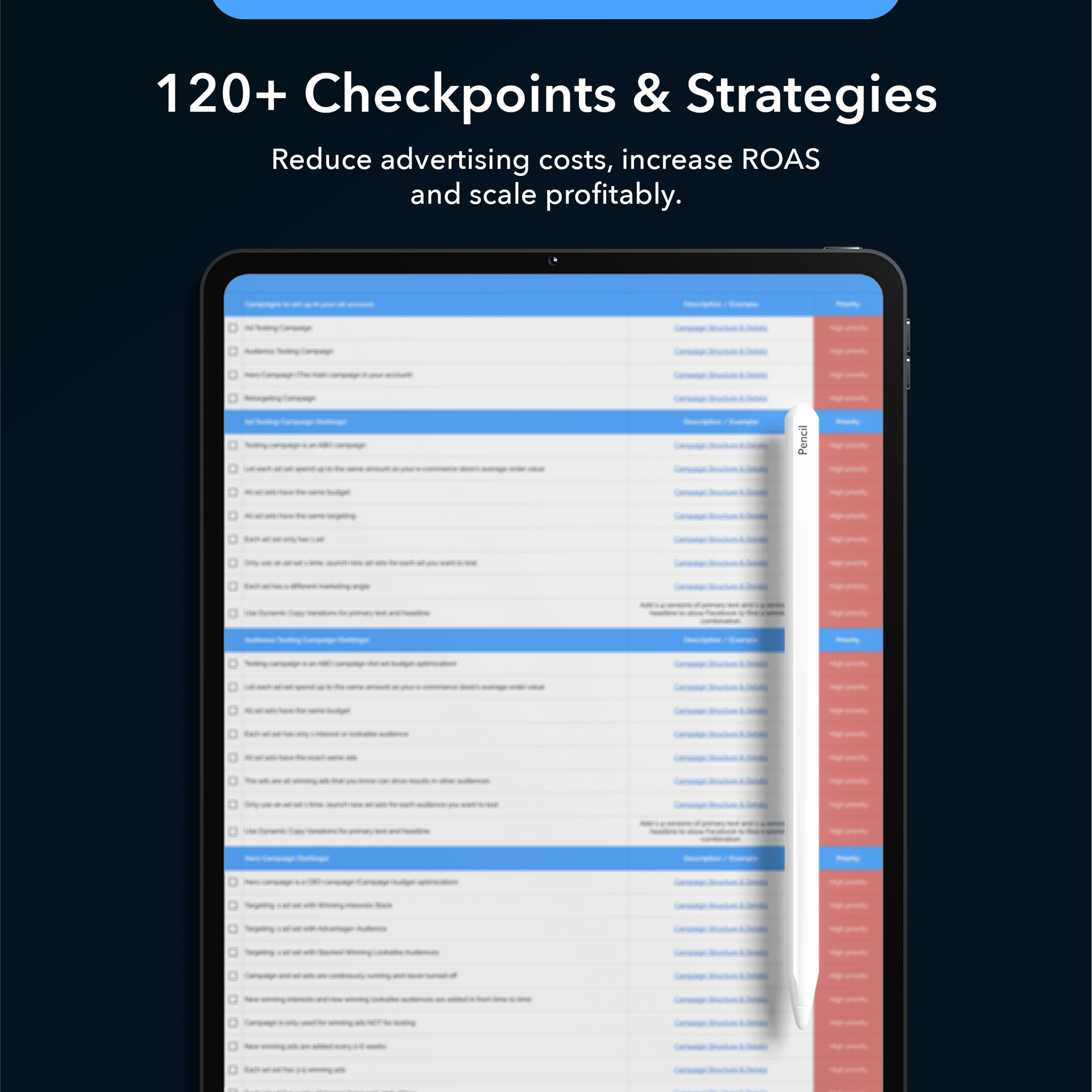 E-commerce Facebook Ads Checklist