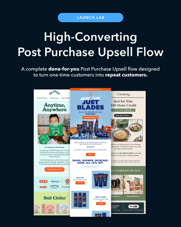 Post Purchase Upsell Flow