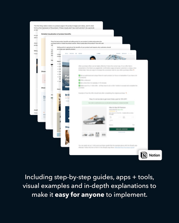 E-commerce Sales and Conversion Rate Checklist