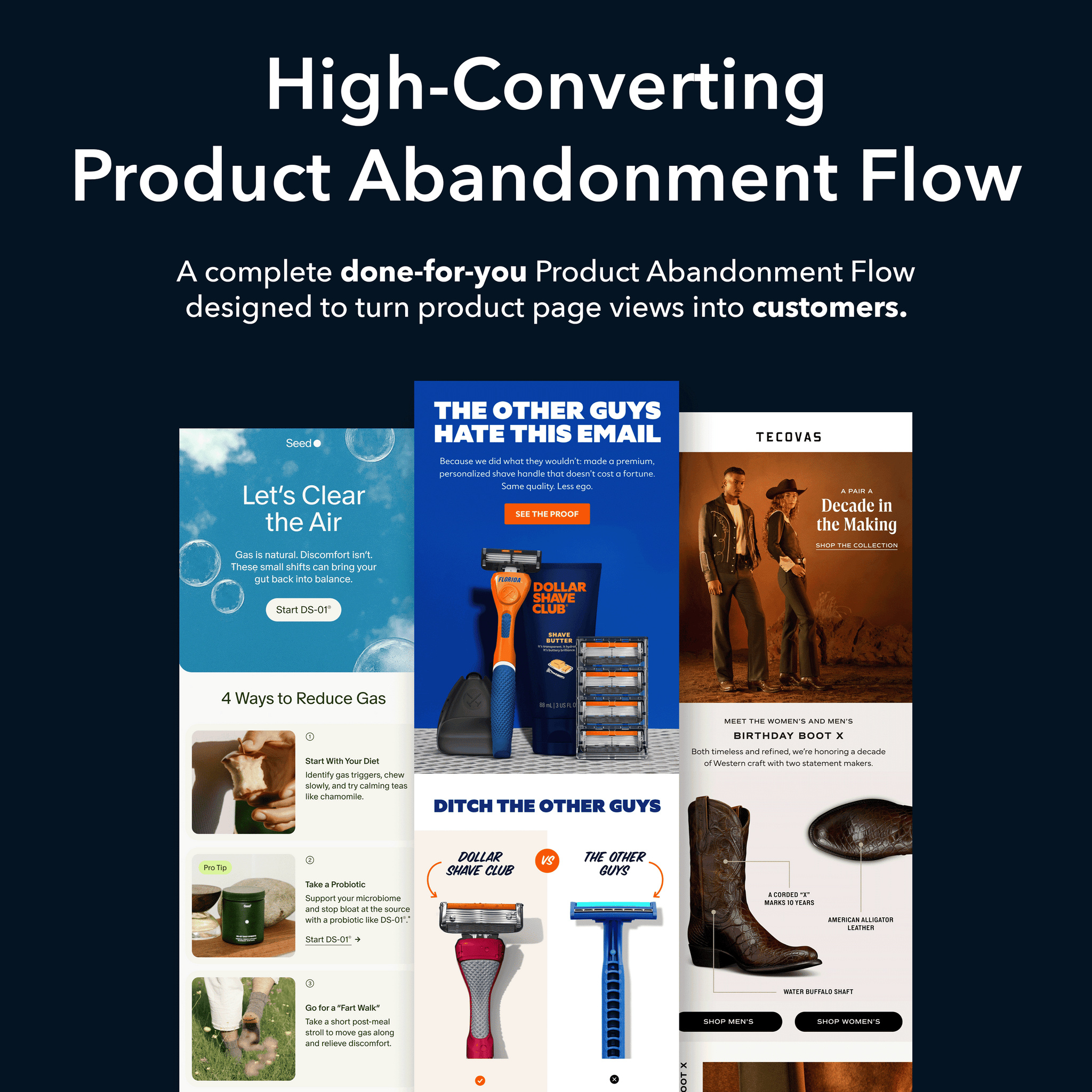 Product Abandonment Flow