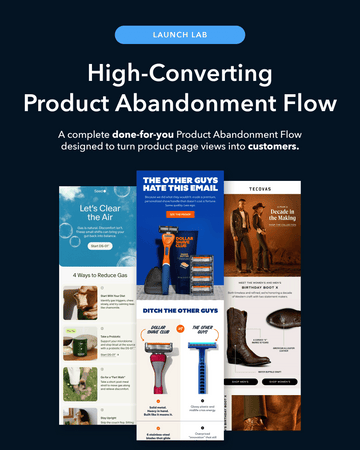 Product Abandonment Flow