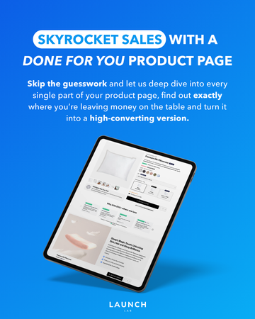Custom Made High-Converting Product Page