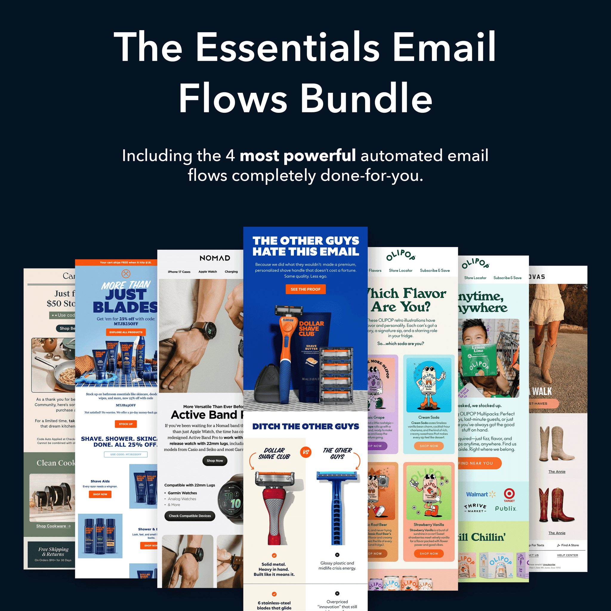 The Essentials Email Flow Bundle