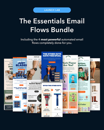 The Essentials Email Flow Bundle